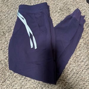 Figs Purple Jam Zamora joggers small petite